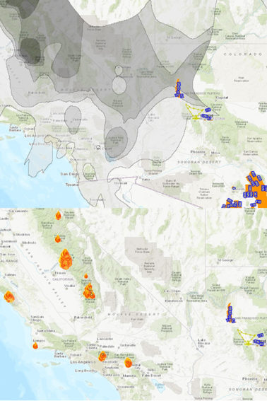 Tracking wildfires and smoke